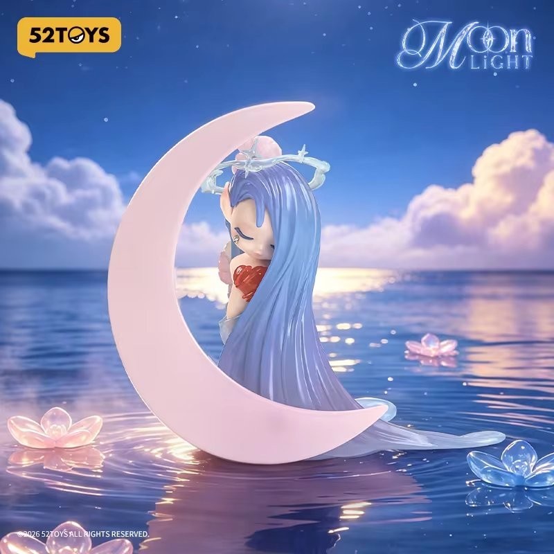 52TOYS Sleep Moonlight Exclusive Anime Figure Cute Art Toy Collectible Decor
