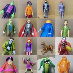 5″ Scooby-doo WolfMan Zombie Skeleton Creeper Monster 50th anniversary Figures