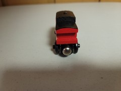Thomas Wooden Railway Custom Christmas Candy Cane Caboose