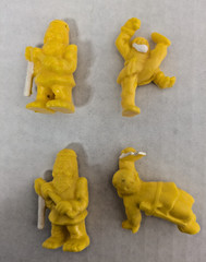 1980s Panosh Ninja Mites — Huge Lot of 72 Action Figures!