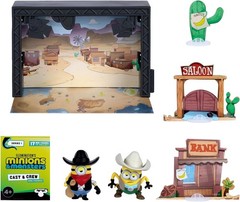MINIONS & MONSTERS Movie OLD WESTERN SOUND STAGE Figures Illumination’s **READ**