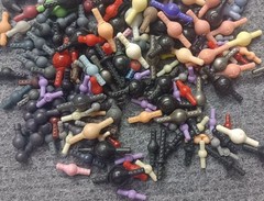 Random lot of 15 Revoltech joints for Kaiyodo Revoltech action Figures