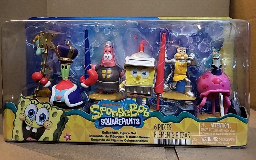 Spongebob Squarepants Dunces & Dragons 2.75-Inch Collectible Figure Set