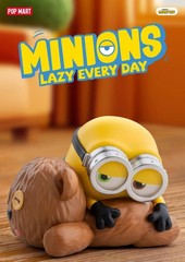 POP MART x Minions Lazy Every Day Series Confirmed Figure Sealed Bag in Open Box