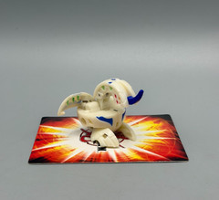 Bakugan Dragonoid 550G Pearl White Aquos B2 Battle Brawlers READ