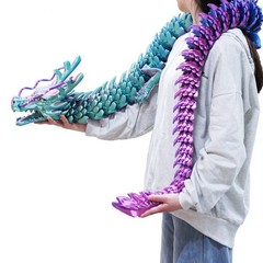 79inch 3D Printed dragon Model,Articulated Animals figure,Toys Home Decor