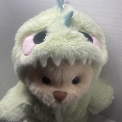 Handmade 12″ Fully Jointed Green Dinosaur Teddy Bear Plush Get A Hug Co. NWOT
