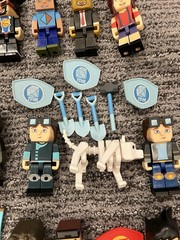 Tube Heroes Huge Toy Figure Lot Minecraft Jazwares With Shields & Accessories