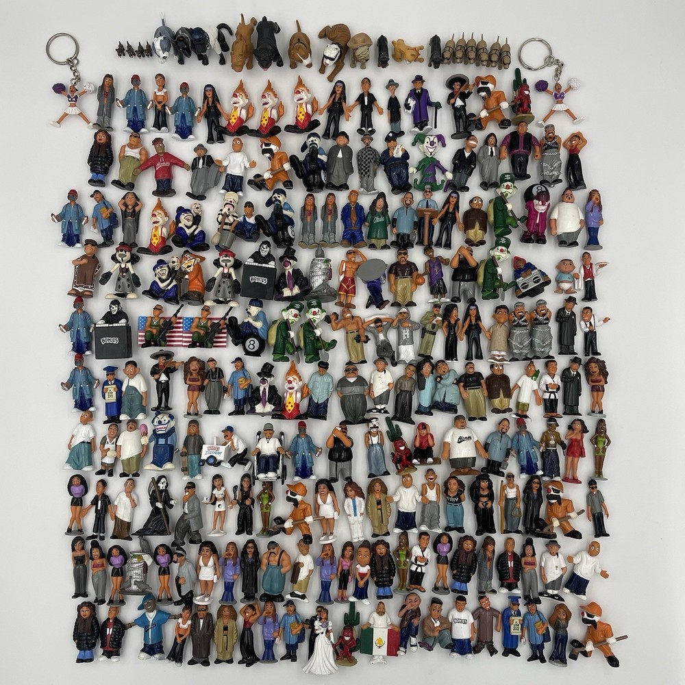 RARE Homies Figures Bundle Lot Set Of 200+ Pieces (SEE ALL PHOTOS)