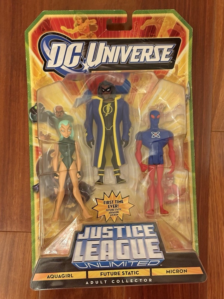Mattel DC Universe Justice League Unlimited 3-Pack Aquagirl Future Static Micron