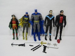 DC Multiverse Gold Label Batman Family 5 Pack Non Packaged Missing Cards