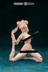 In Stock Pale Skin Romankey X COWL 1/12 Scale 6in Female Girl Body Action Figure