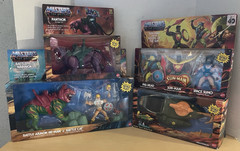 Masters of the Universe Retro Play HE MAN Armor Figure Lot Mattel BATTLE CAT NEW