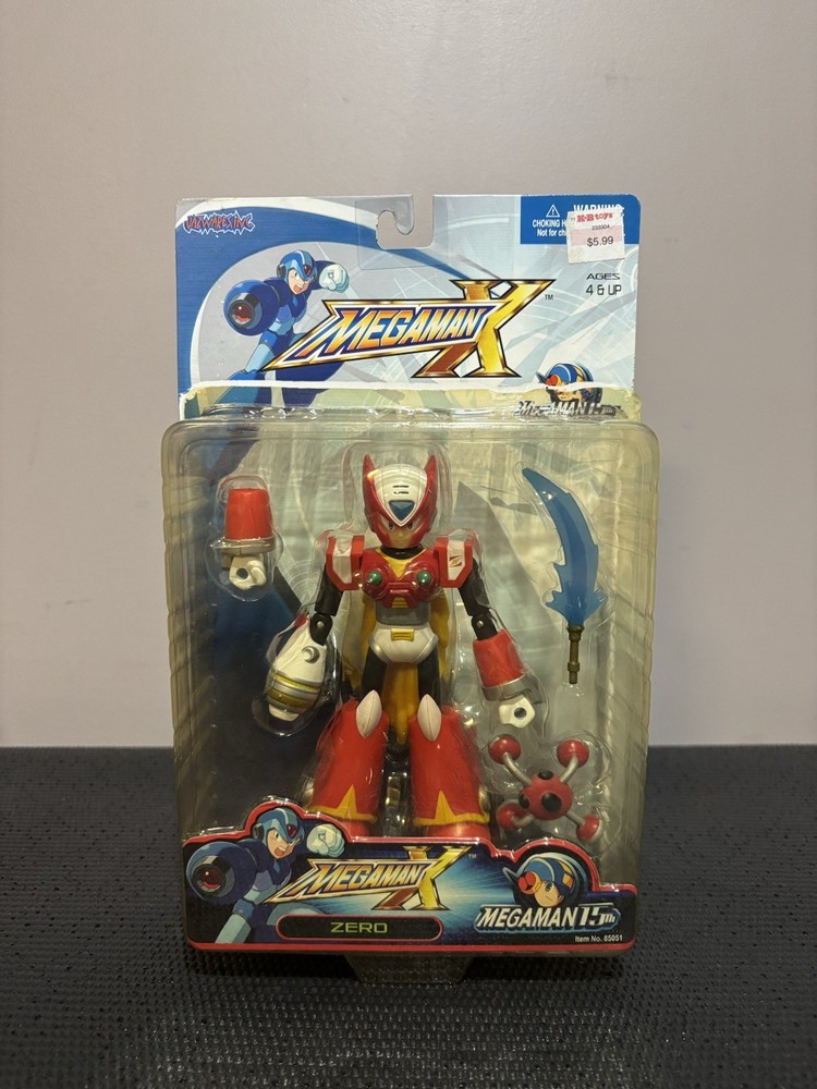 Jazwares Mega Man X Zero Capcom 2003 Complete Rare Edition 15th New Box Damaged