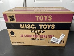 Jurassic Park Movie tyrannosaurus Rex figure STOMP STRIKE New Box Dinosaur Case