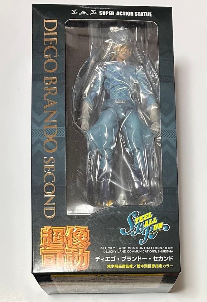 Super Action Statue JoJo’s Bizarre Adventure Diego Brando Second Figure New