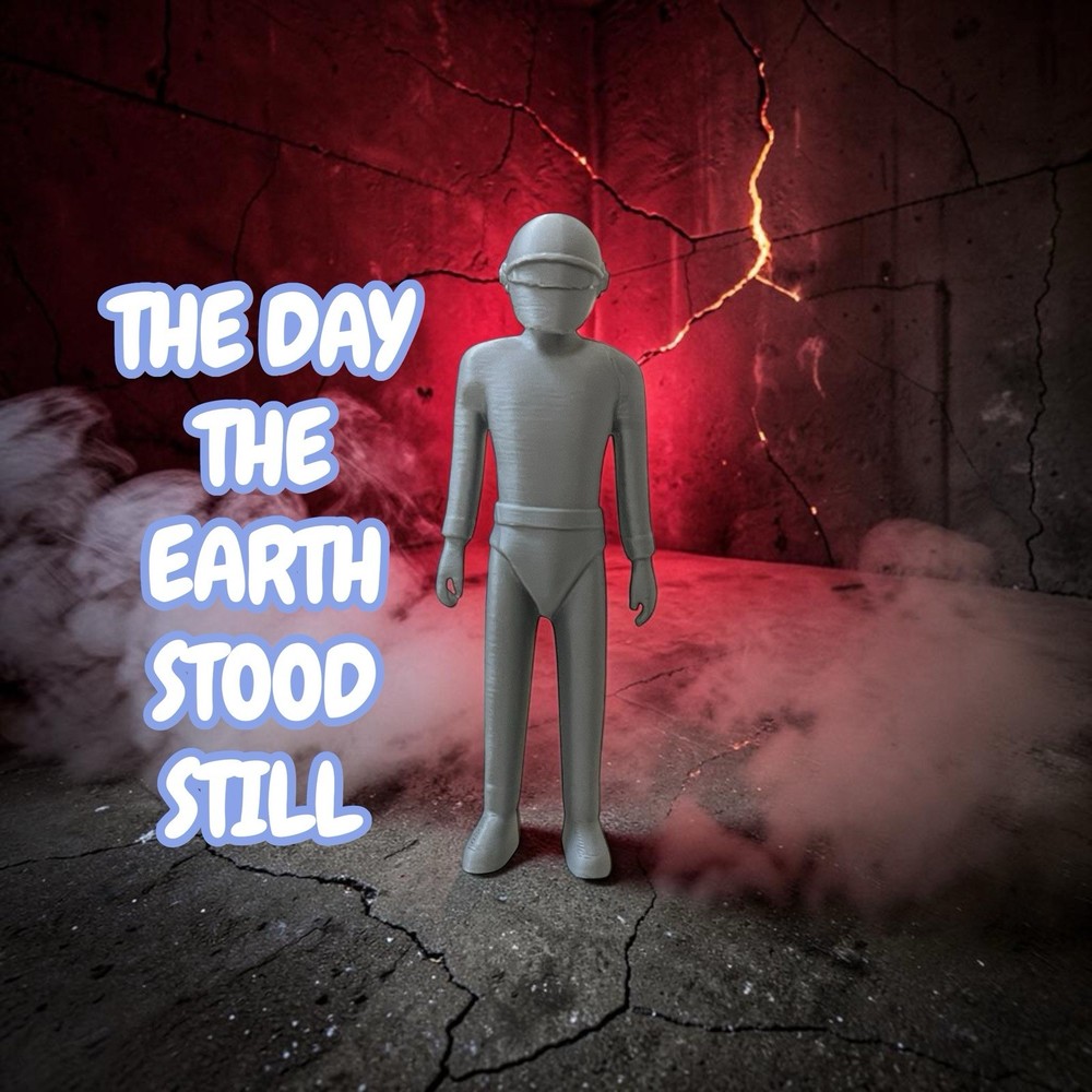 Gort Robot The Day the Earth Stood Still Sci-Fi TV, Statue 6” Figure Collectible
