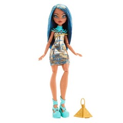 Monster High, Articulating Cleo Doll with Gold Dress and Accessories, for Ages 4