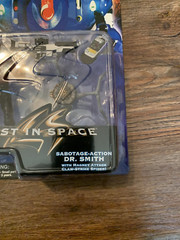 2 NEW Lost in Space Action Figures Sabotage Dr Smith Prof John Robinson 1997 NIP