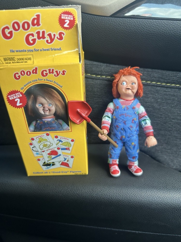 Neca Chucky Blind Box Series 2 Child’s Play 2 BUSTED UP TOMMY WITH SHOVEL Figure