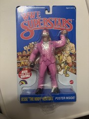 LJN WWE Superstars Series 2 Jesse The Body Ventura Blue Card Variant By Mattel