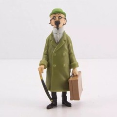 Original The Adventures of Tintin Action Figures 6 PCS Set Toy Cake Toppers NEW