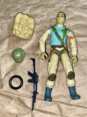 GI JOE 1983 Airborne v1 3.75” ARAH 100% w/ Original Everything O Ring VHTF RARE