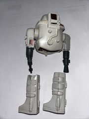 1983 Hasbro GI Joe Cobra White Snake S.N.A.K.E. Armor NEAR COMPLETE CC