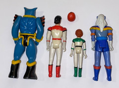 vintage PANOSH PLACE VOLTRON FIGURE LOT #4 Keith Pidge Robeast Lotor FREE SHIP