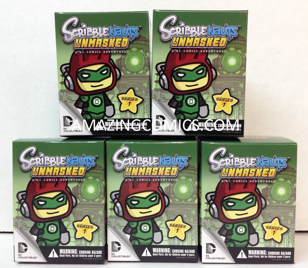 DC Scribblenauts Unmasked Series 1 Mini Figure Blind Box – Five Random Packs
