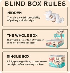 1PC Nobeko Azukisan Daily Series 2 – Colorful Blind Box Collectible Figure