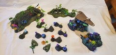 McFarlane Avatar World of Pandora Light-Up Metkayina Reef & Rainforest Lot