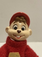 Vintage 1984 Alvin and the Chipmunks Action Figure Lot READ Alvin Theodore Simon