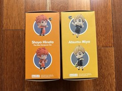 *NEW Authentic* Haikyu!! Hinata Shoyo Miya Atsumu Nendoroid Figure 1403 1411 GSC
