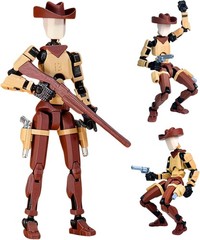 Western Cowboy t13 Action Figure｜Assembly Completed｜ 3D Printed Dummy 13 for …
