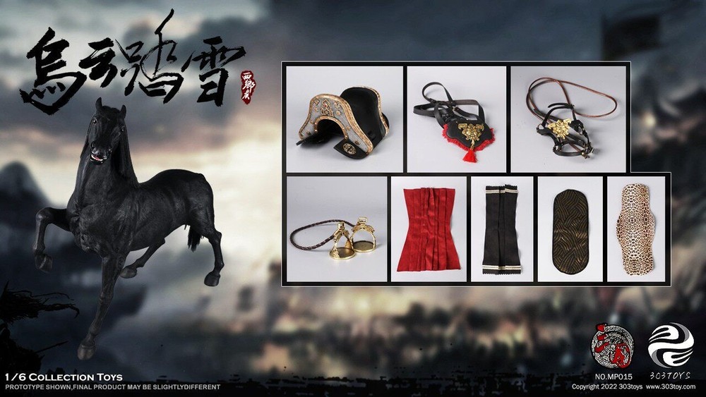 303TOYS 1/6 MP015 Zhang Fei and Warhorse In Stock
