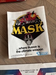 M.A.S.K. SWITCHBLADE 100% Complete w/ Box Unused Stickers Short Viper Mask 1985