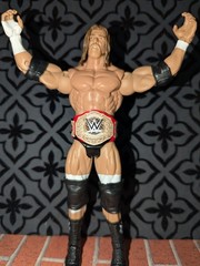 3 Custom WWE Undisputed IC World Danhausen Cursed Belts 6″ (figures not included