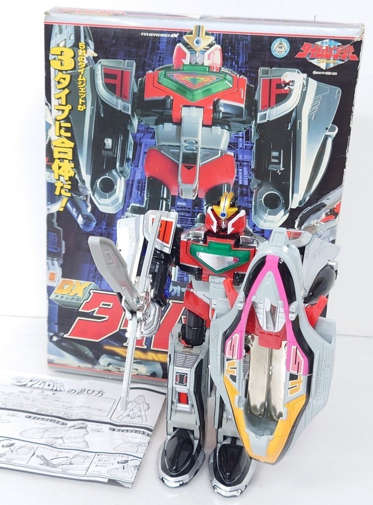Power Rangers Time Force Megazord DX Time Robo Time Ranger 3D Flyer BANDAI BOX