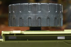 (Set of 2) 1988 Hasbro GI Joe Rolling Thunder Wheel Frame Repair Part