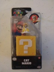 Jakks Pacific Super Mario Bros Movie Cat Mario 1.25 in Mini Figure