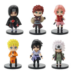 12pcs/set Anime Naruto Shippuden Hinata Sasuke Itachi Kakashi Gaara anime figure