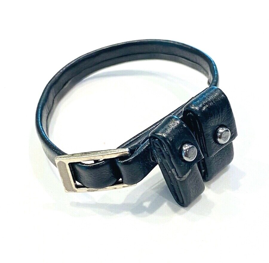 SU-BLP-BLK: 1/12 scale Black Pouch Belt for 6″ Action figures