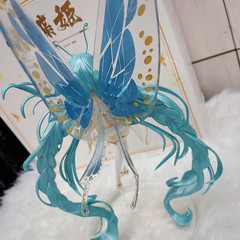 33cm Hatsune Miku Character Butterfly Ji 1:7 Static Anime Figure Statue Pvc Toy