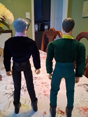 1/6 Scale Custom Lost In Space Figures, Professor John Robinson, Major Don West