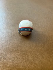 Original Vintage 1970’s Blue Stripe Star Evel Knievel Figure Helmet (1 Owner)
