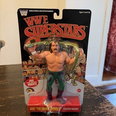 JAKE THE SNAKE ROBERTS LJN WWE WWF Series 3 *Black Card* IN HAND