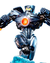 3D Printed Fan Art Gipsy Danger Sculpture by Wicked3d