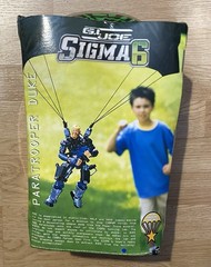 Hasbro G.l. Joe Sigma 6 Paratrooper Duke Action Figure w/ Working Parachute New