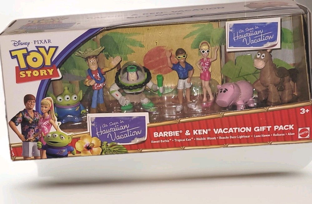 Toy Story Barbie & Ken Vacation Pack, New in Box Limited Release RARE Disney